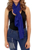 Women's Chiffon Kaftan Tunic - Deep Sea Blue "Hawaii"